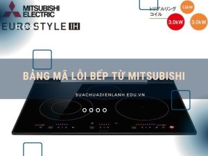Bảng mã lỗi bếp từ Mitsubishi